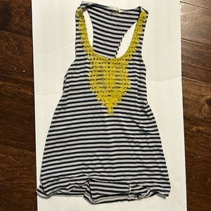 Le Sample Striped racer back tank - Size S